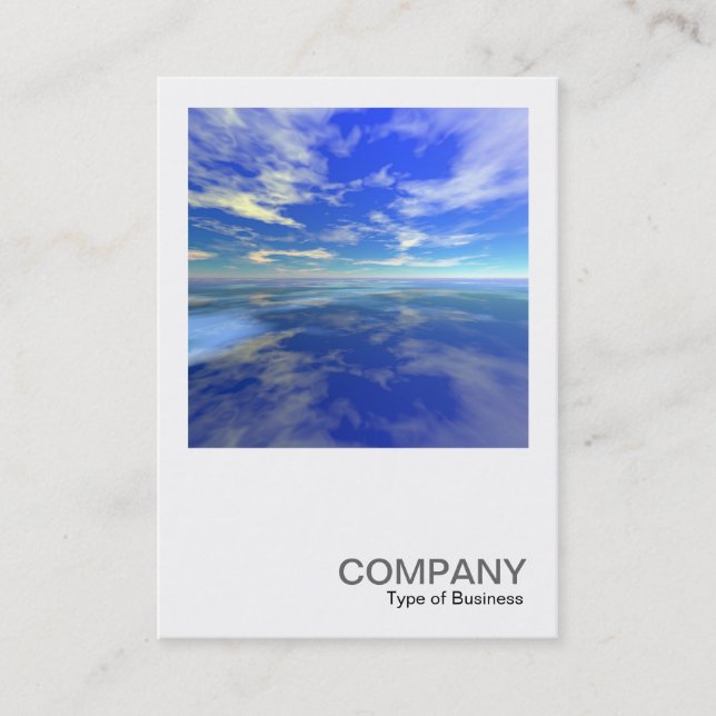 Square Photo 030 - Sea and Sky Business Card (Front)