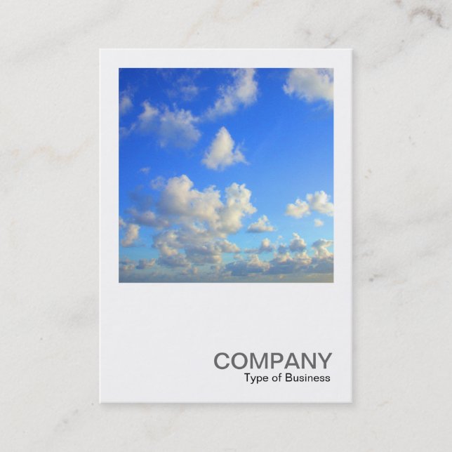 Square Photo 033 - Sky Business Card (Front)