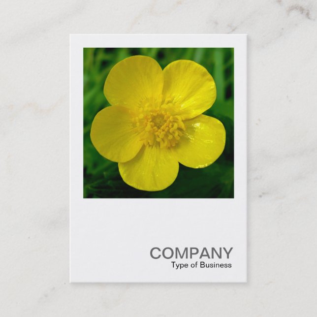 Square Photo 03 - Buttercup Business Card (Front)