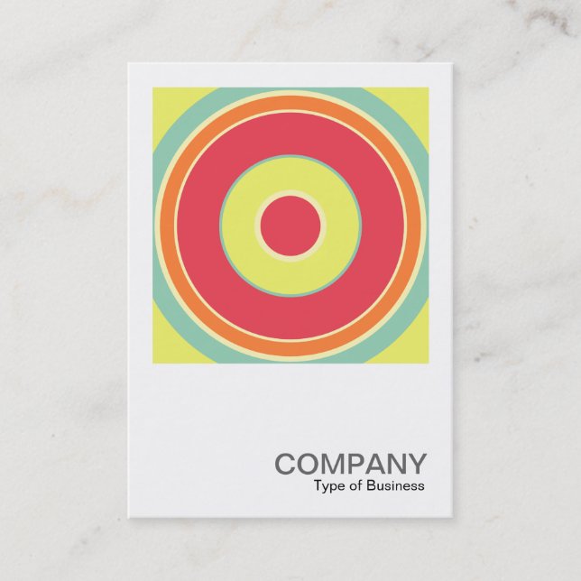 Square Photo 0428 - Colorful  Circle 01 Business Card (Front)