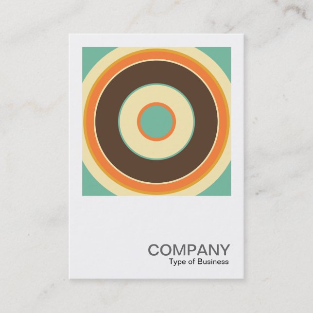 Square Photo 0429 - Colorful  Circle 02 Business Card (Front)