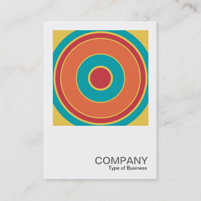 Square Photo 0432 - Colorful  Circle 05 Business Card (Front)