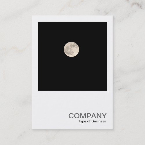 Square Photo 0436 _ Full Moon Business Card