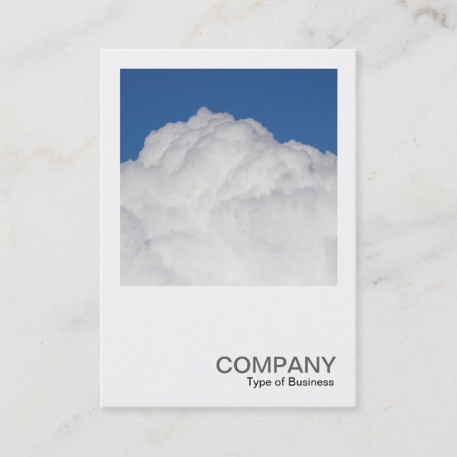 Square Photo 0516 - Cumulus Cloud Business Card (Front)