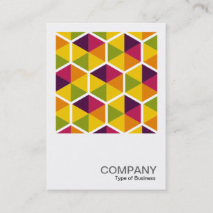 Square Photo 0545 - Hexagon Pattern 01 Business Card