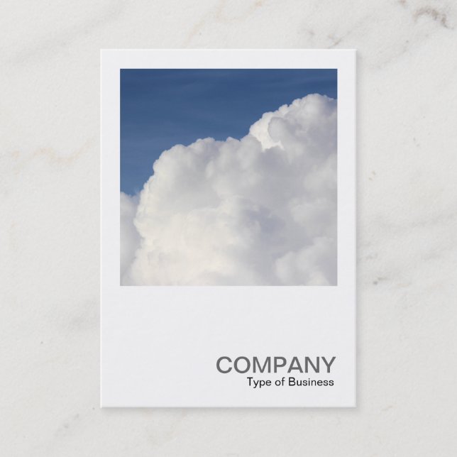 Square Photo 0578 - Cumulus Cloud Business Card (Front)