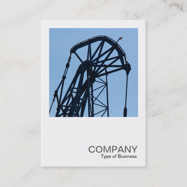 Square Photo 0582 - Tower Crane (Detail) Business Card (Front)