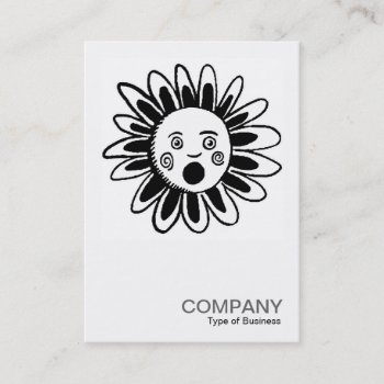 Square Photo 071 - Singing Flower Business Card by artberry at Zazzle