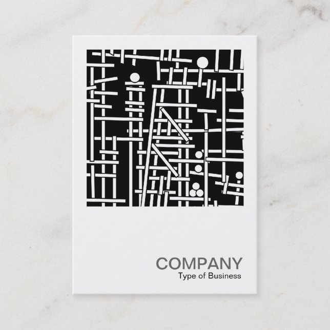 Square Photo 081 - Odd Ball Structure Business Card (Front)