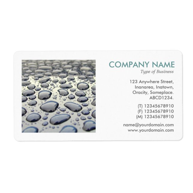 Square Photo - Car hood Label (Front)