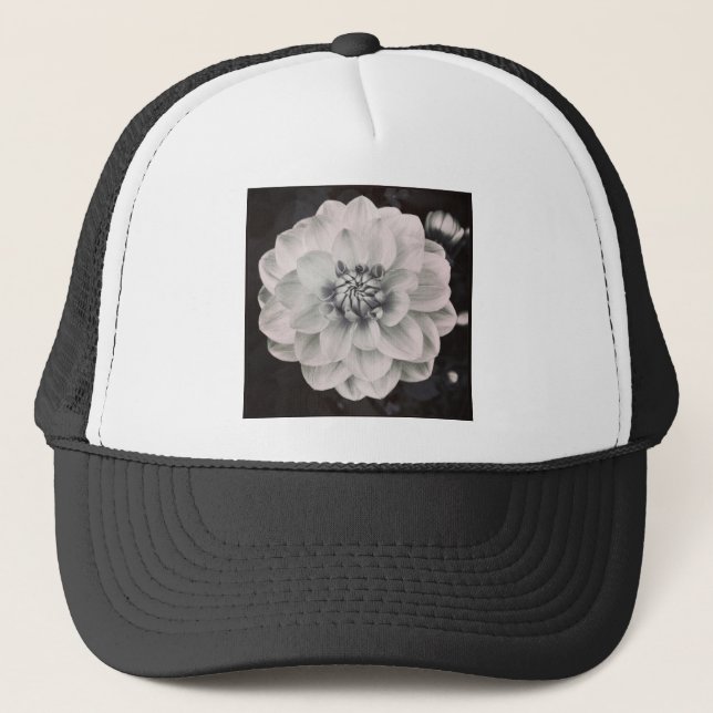 Square photo - Chrysanthemum Trucker Hat (Front)