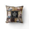 Square Photo Collage Custom Throw Pillow