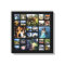 Square Photo Collage Grid with Your Pictures