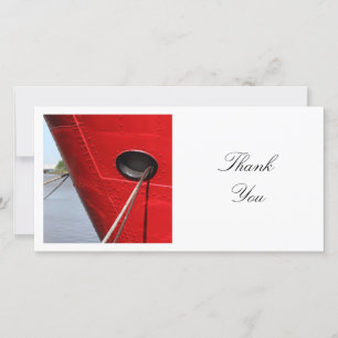 Square Photo - Light Ship Thank You Card