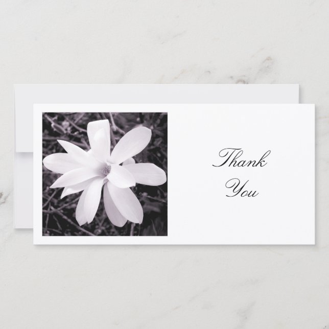 Square Photo - Magnolia Thank You Card (Front)