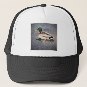 Square Photo - Mallard Duck Trucker Hat