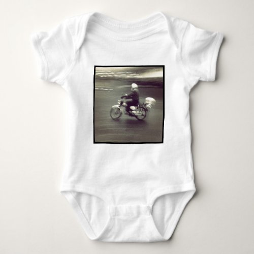 Square Photo _ Speedy Moped Baby Bodysuit