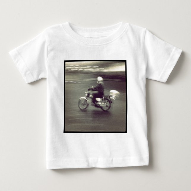 Square Photo - Speedy Moped Baby T-Shirt (Front)