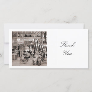 Square Photo - Station Concourse Thank You Card