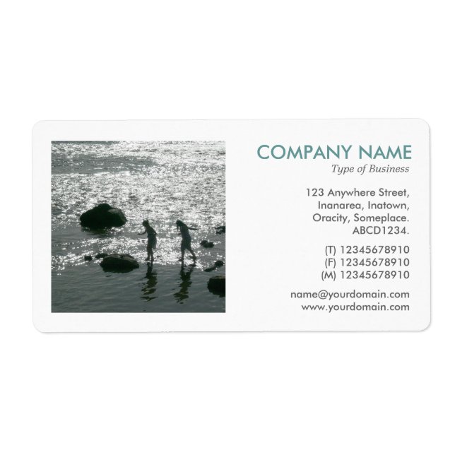 Square Photo - Stepping Stones Label (Front)