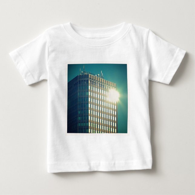 Square Photo - Sun on a Building Baby T-Shirt (Front)