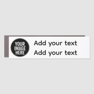Square Photo Upload Bumper Sticker With Image Prin Car Magnet