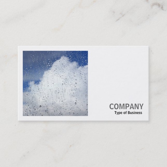 Square Photo (v2) - April Showers Business Card (Front)