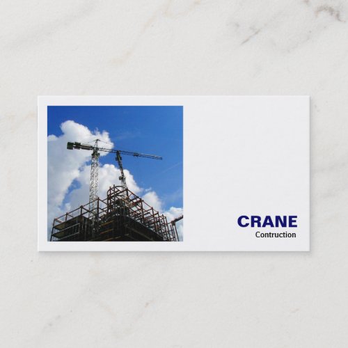 Square Photo (v2) - Crane Construction Business Card Templates
