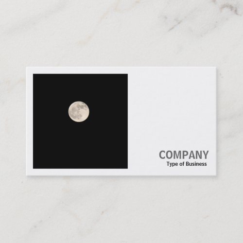 Square Photo v2 _ Full Moon Business Card