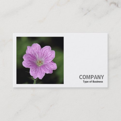 Square Photo v2 _ Geranium Endressii Business Card