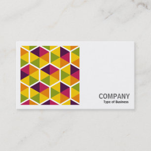 Square Photo (v2) - Hexagon Pattern 01 Business Card