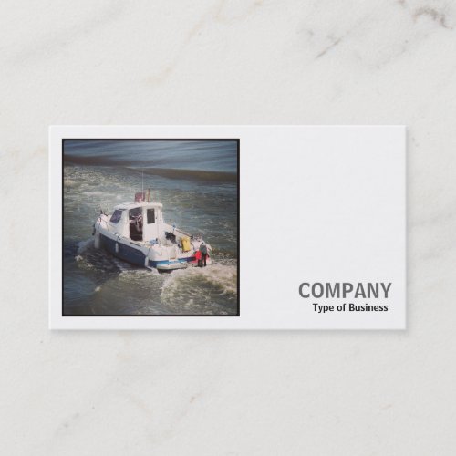 Square Photo v2 _ Motor Boat Business Card