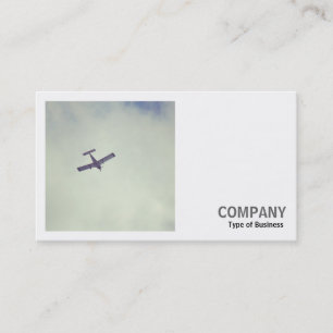 Square Photo (v2) - Passing Plane Business Card