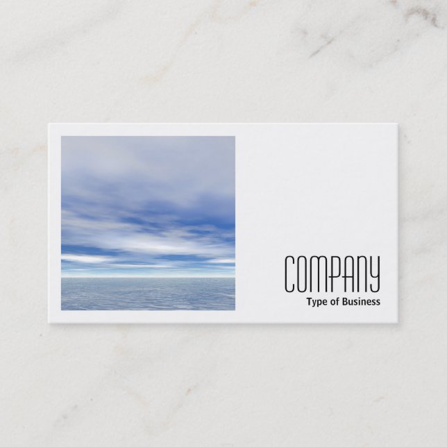 Square Photo (v2) - Sea and Sky Business Card (Front)