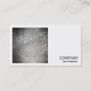 Square Photo (v2) - Water Droplets on Glass 02 Business Card