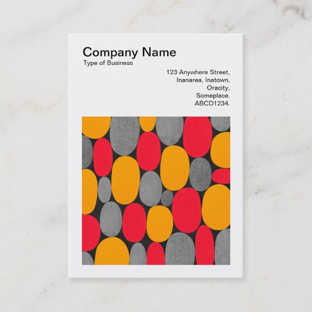 Square Photo (v3) - Abstract 110615 Business Card (Front)