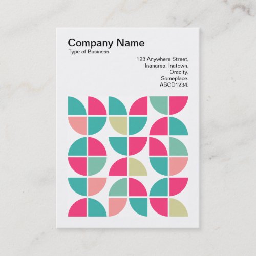 Square Photo v3 _ Abstract Geometric 110421 Business Card