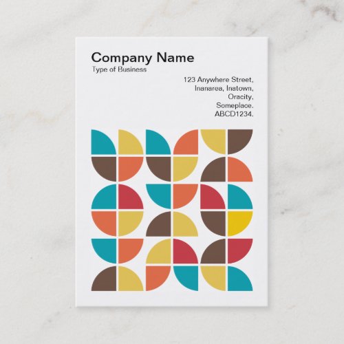 Square Photo v3 _ Abstract Geometric 110421v3 Business Card