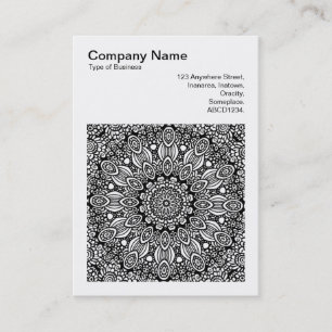 Square Photo (v3) - Abstract Kaleidoscope 08 Business Card