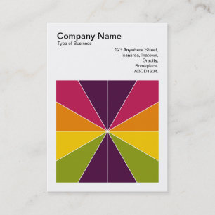 Square Photo (v3) - Color Segments 02 Business Card