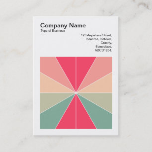 Square Photo (v3) - Color Segments 03 Business Card