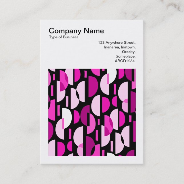 Square Photo (v3) - Crescent Pat 010921 - Magenta Business Card (Front)
