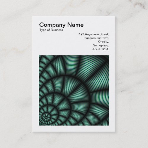Square Photo v3 _ Fractal Design 02 Business Card