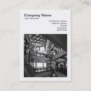 Square Photo (v3) - Modern Architecture Business Card