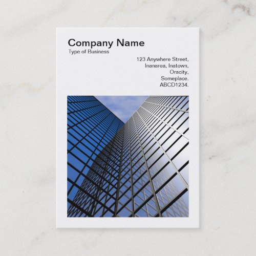 Square Photo v3 _ Reflective Office Block Business Card