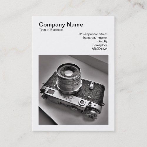 Square Photo v3 _ Russian Rangefinder Camera Business Card