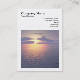 Square Photo (v3) - Sunrise/Sunset Business Card