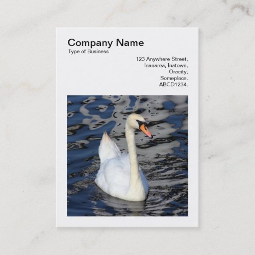 Square Photo v3 _ Swan Business Card