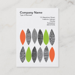 Square Photo (v3) - Textured Leaves 02 Business Card