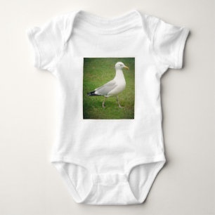 Square Photo - Walking Seagull Baby Bodysuit